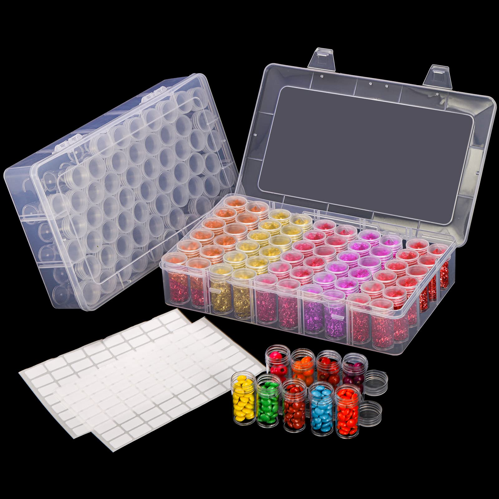 Women Accessories Box - กล่องเก็บของพลาสติก 1 ชิ้น 24/30/38/60 ช่อง สำหรับงาน