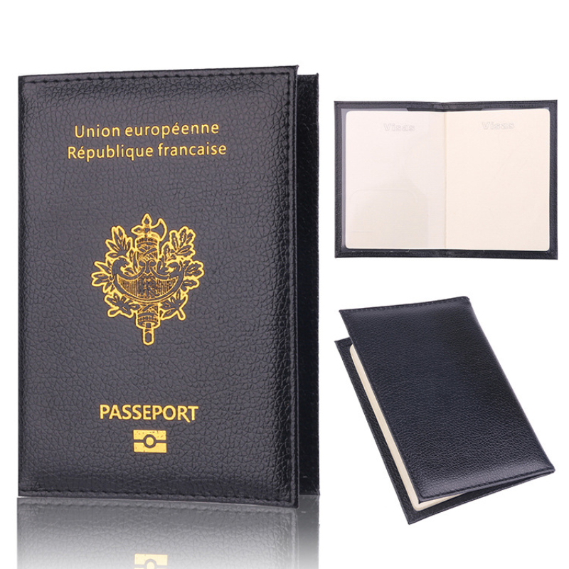 Women'S Accessories Wallet - ผู้หญิงผู้ชายเดินทาง PU ผู้ถือหนังสือเดินทางกรณีป้องกัน Multi-Function ID Bank