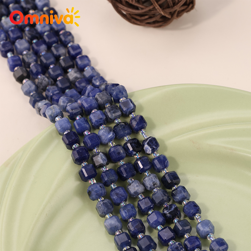 Women Accessories In Wholesale - DIY เครื่องประดับผู้หญิง สร้อยข้อมือหินลายกล้วยไม้โบราณ หินธรรมชาติ ลูกปัดเจียระไนทำมือ สำหรับทำสร้อย