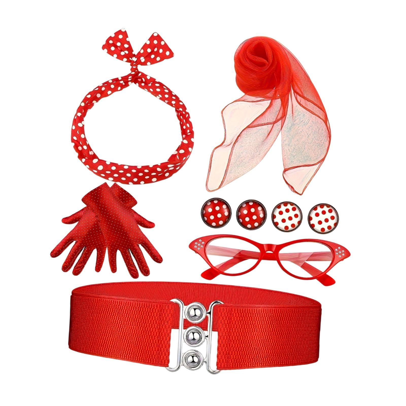 Women'S Accessories In The 1950S - เครื่องแต่งกายผู้หญิงยุค 1950 ต่างหู ถุงมือ ชุดแฟนซีสำหรับงานเทศกาล ปาร์ตี้วันหยุด