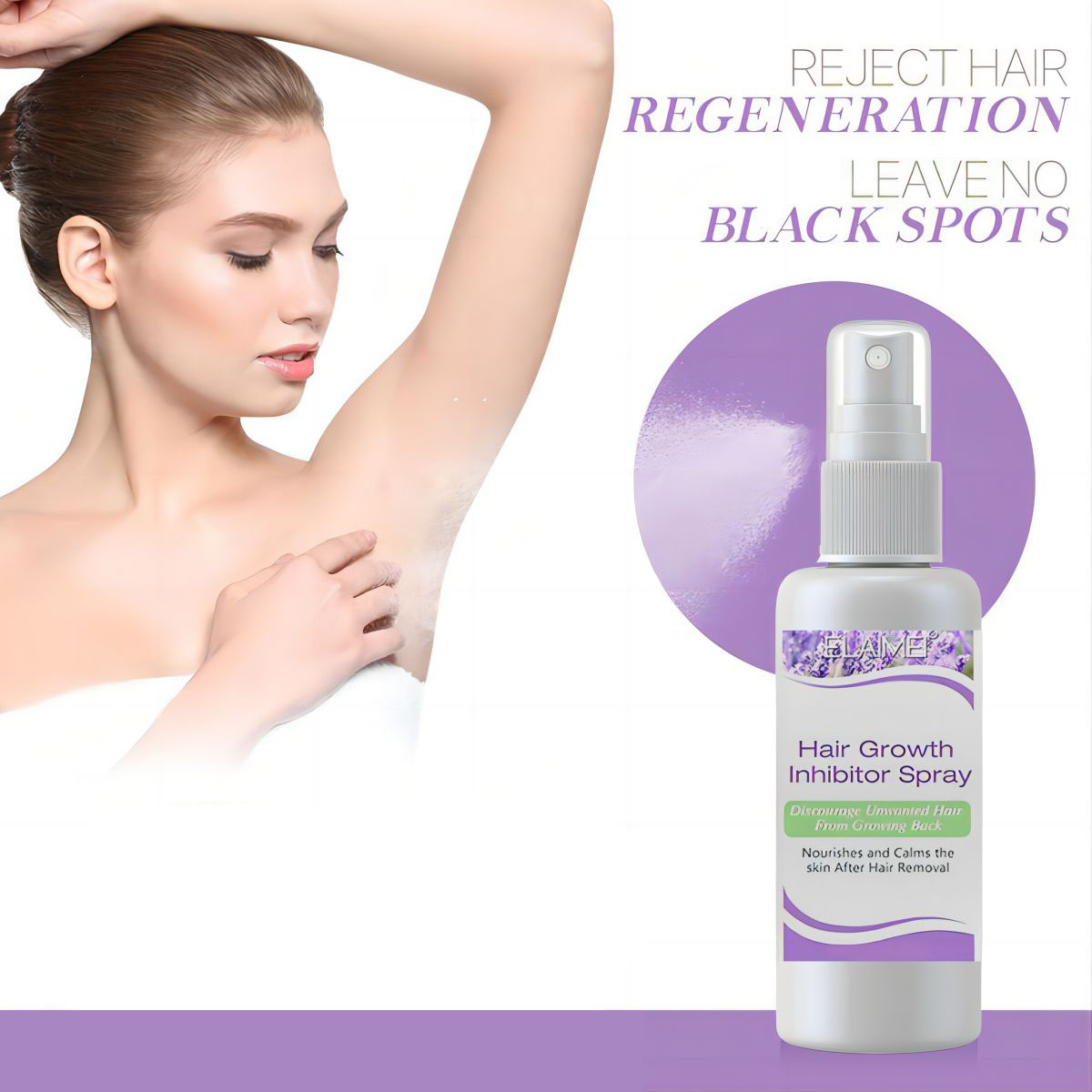 Women Accessories Clearance - ถาวรกําจัดขน Inhibitor สเปรย์เคราบิกินี่ Intimate ขารักแร้ไม่เจ็บปวด Facial