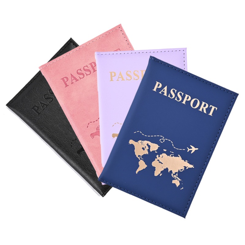 Women'S Accessories Wallet - แฟชั่นผู้ถือหนังสือเดินทางพิมพ์สําหรับผู้หญิงผู้ชายหนังสือเดินทางป้องกันกระเป๋าสตางค์ผู้ถือบัตร ID Card คลิปกระเป๋า