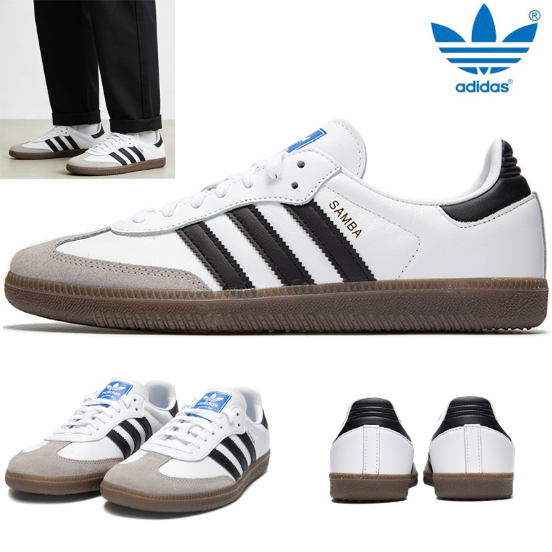 Women'S Accessories Adidas - อาดิดาส ซัมบา ออริจินัลรองเท้าผู้ชายผู้หญิง OG รองเท้าผ้าใบส้นเตี้ยสบายกีฬารองเท้าลำลอง B75806