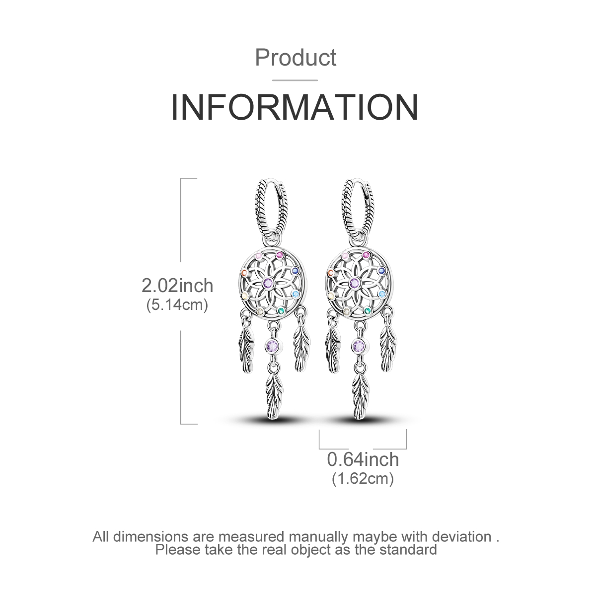 ต่างหูเงินแท้ 925 รูปดักฝัน ปร - Tassel Earrings Boho บทวิจารณ์และราคา