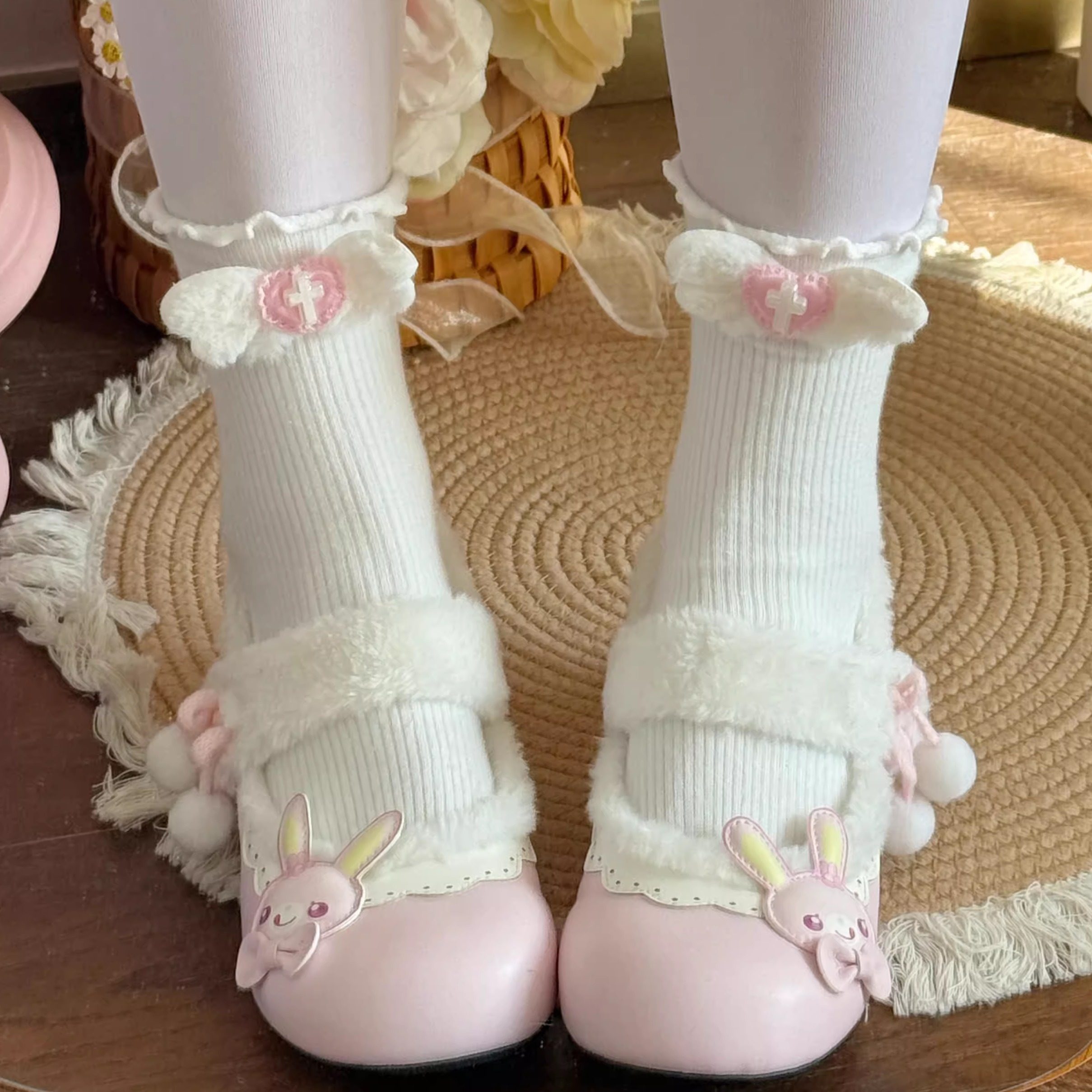 รองเท้าส้นสูงสไตล์ญี่ปุ่นน่ารั - Women'S Accessories For Shoes บทวิจารณ์และราคา