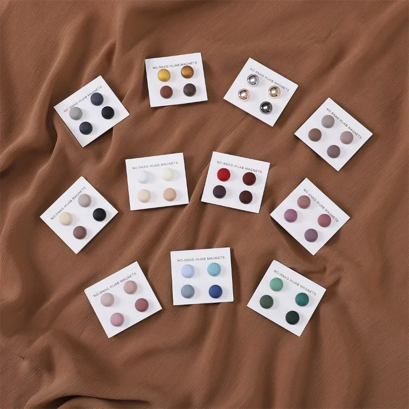 4 ชิ้น/การ์ด Matte แม่เหล็ก Hi - Women Accessories In Wholesale บทวิจารณ์และราคา