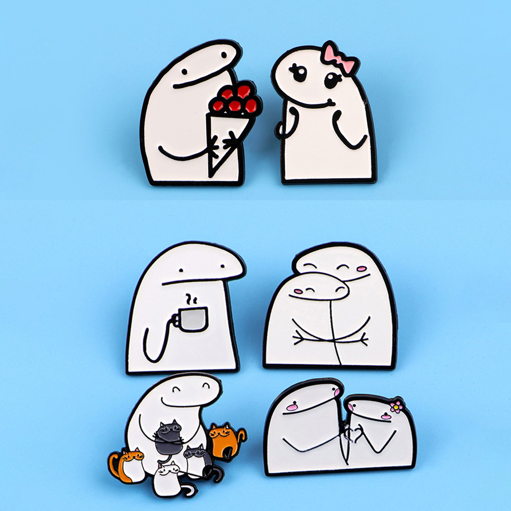 เข็มกลัดรูปการ์ตูนติดกระเป๋าเป - Women Accessories Drawing บทวิจารณ์และราคา