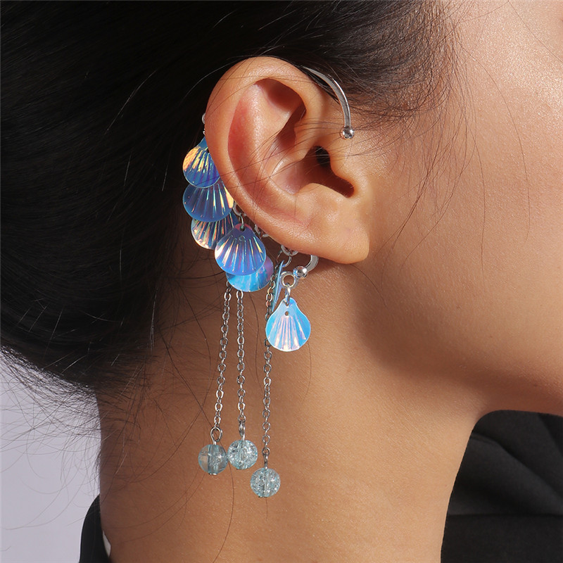 Aihua ใหม่ Boho Pearl ปลาดาว C - Tassel Earrings Boho บทวิจารณ์และราคา