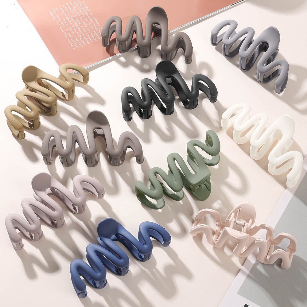 กิ๊บหนีบผมทรงเรขาคณิตสีฝ้าขนาด - Women Accessories In Wholesale บทวิจารณ์และราคา