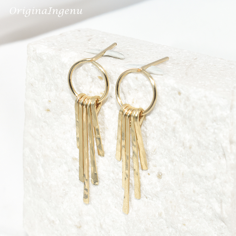 ต่างหูทำด้วยมือเงิน 925 เครื่อ - Tassel Earrings Boho บทวิจารณ์และราคา