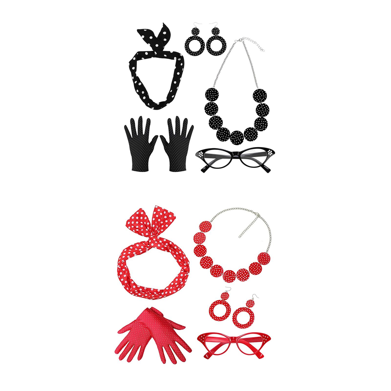 ชุดคอสตูมผู้หญิงยุค 50 จำนวน 5 - Women'S Accessories In The 1950S บทวิจารณ์และราคา