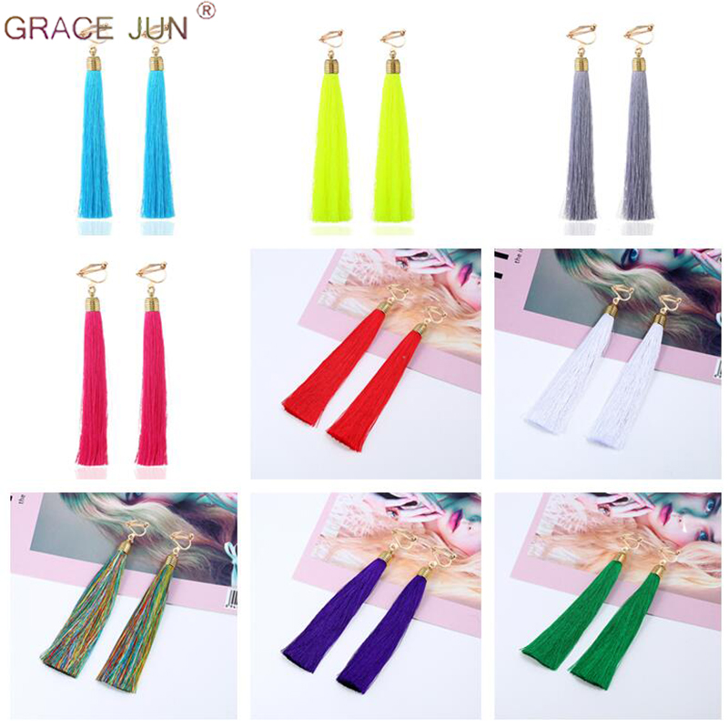 12 เซนติเมตรและ 5.1 ''ยาวเส้นใ - Tassel Earrings Boho บทวิจารณ์และราคา
