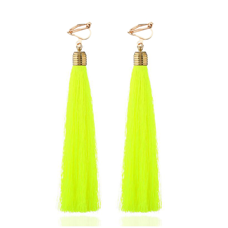 12 เซนติเมตรและ 5.1 ''ยาวเส้นใ - Tassel Earrings Boho บทวิจารณ์และราคา