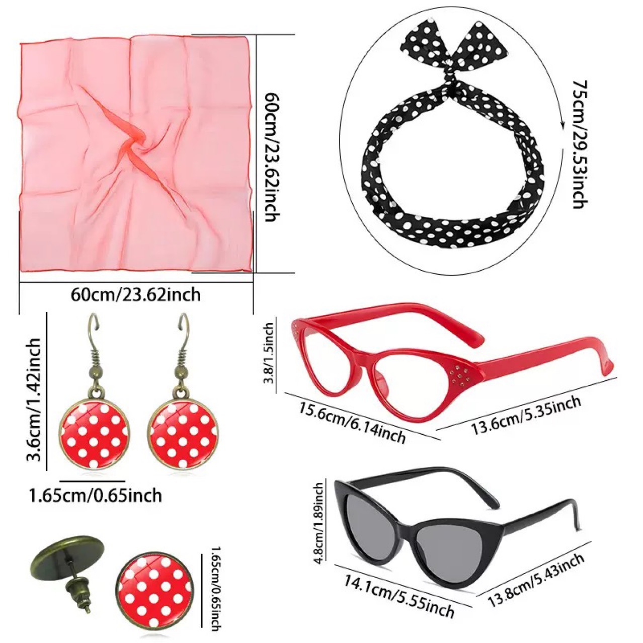 ชุดคอสเพลย์ปาร์ตี้ย้อนยุคยุค 1 - Women'S Accessories In The 1950S บทวิจารณ์และราคา