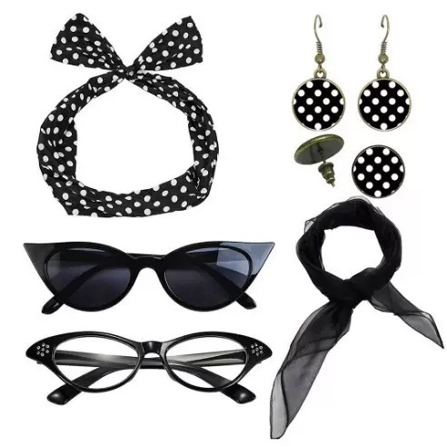 ชุดคอสเพลย์ปาร์ตี้ย้อนยุคยุค 1 - Women'S Accessories In The 1950S บทวิจารณ์และราคา
