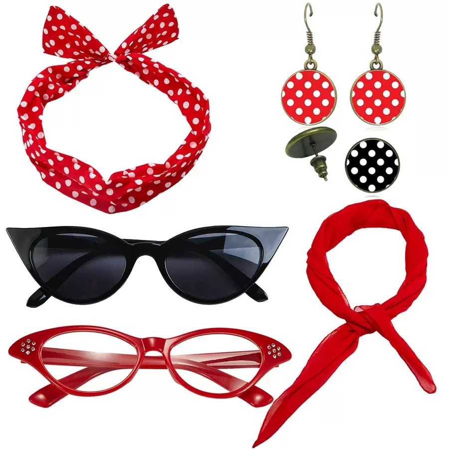 ชุดคอสเพลย์ปาร์ตี้ย้อนยุคยุค 1 - Women'S Accessories In The 1950S บทวิจารณ์และราคา