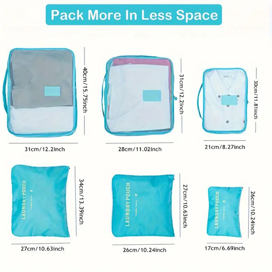 6 ชิ้น Travel Organizer กระเป๋ - Women'S Accessories For Shoes บทวิจารณ์และราคา