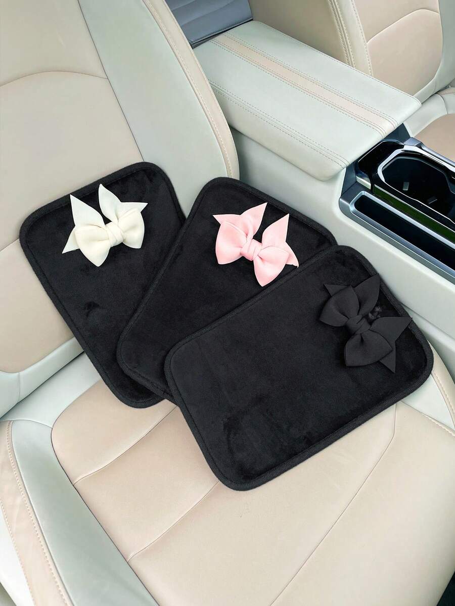 แผ่นรองที่วางแขนในรถยนต์ลายโบว - Women Accessories Box บทวิจารณ์และราคา