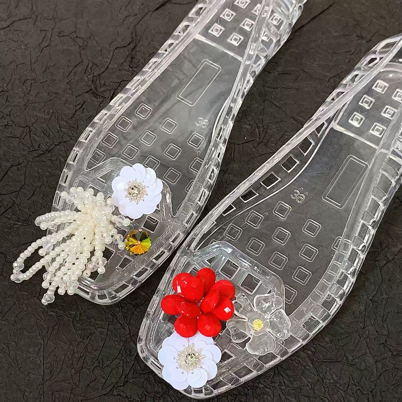 รองเท้าเจลลี่คริสตัลสำหรับผู้ห - Women'S Accessories For Shoes บทวิจารณ์และราคา