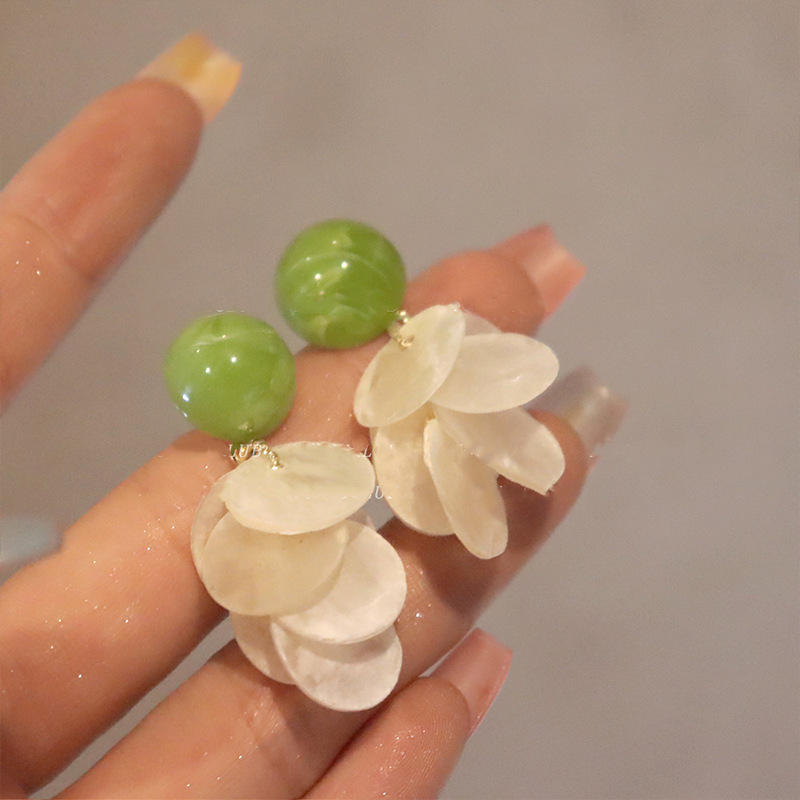 ต่างหูแบบหนีบคุณภาพสูง สีเขียว - Tassel Earrings Boho บทวิจารณ์และราคา