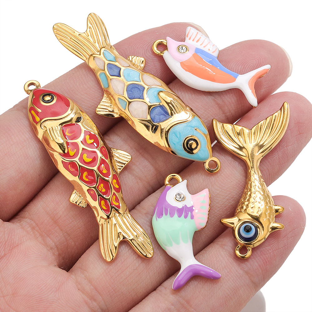 2-3pcs สแตนเลสสตีลน่ารักเคลือบ - Women Accessories In Wholesale บทวิจารณ์และราคา