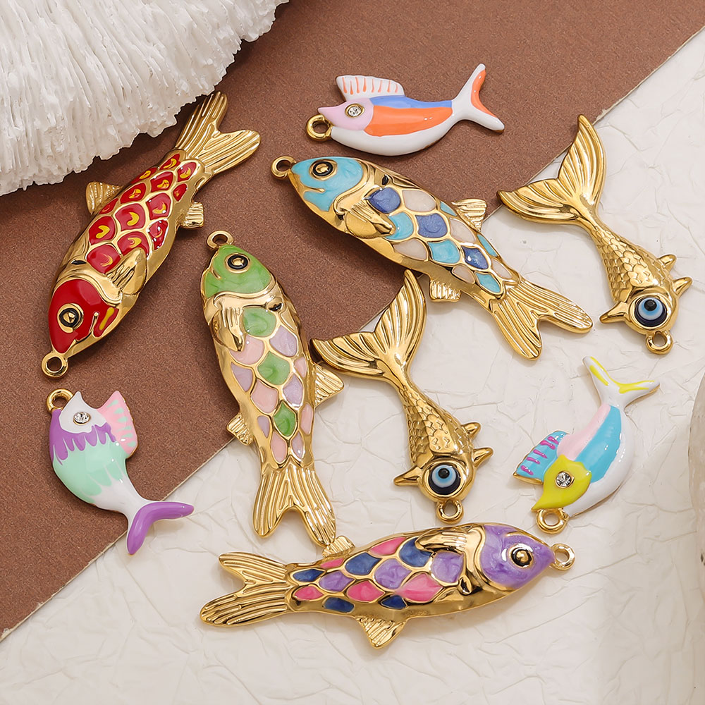 2-3pcs สแตนเลสสตีลน่ารักเคลือบ - Women Accessories In Wholesale บทวิจารณ์และราคา