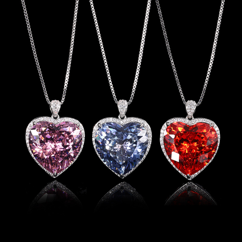 เงาตัดหัวใจจี้สร้อยคอผู้หญิง 2 - Women Accessories In Wholesale บทวิจารณ์และราคา