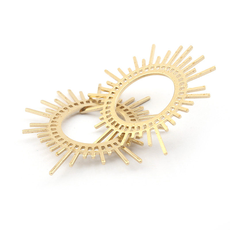 5 ชิ้น/ล็อตทองเหลืองดิบ Sun Bu - Tassel Earrings Boho บทวิจารณ์และราคา