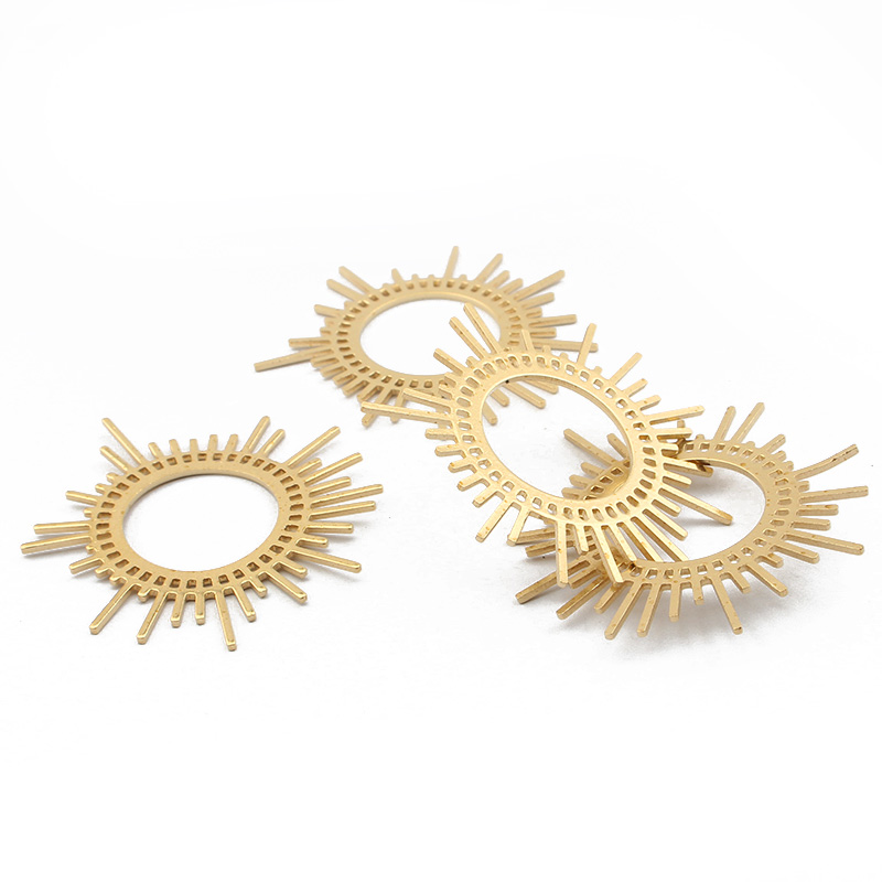 5 ชิ้น/ล็อตทองเหลืองดิบ Sun Bu - Tassel Earrings Boho บทวิจารณ์และราคา