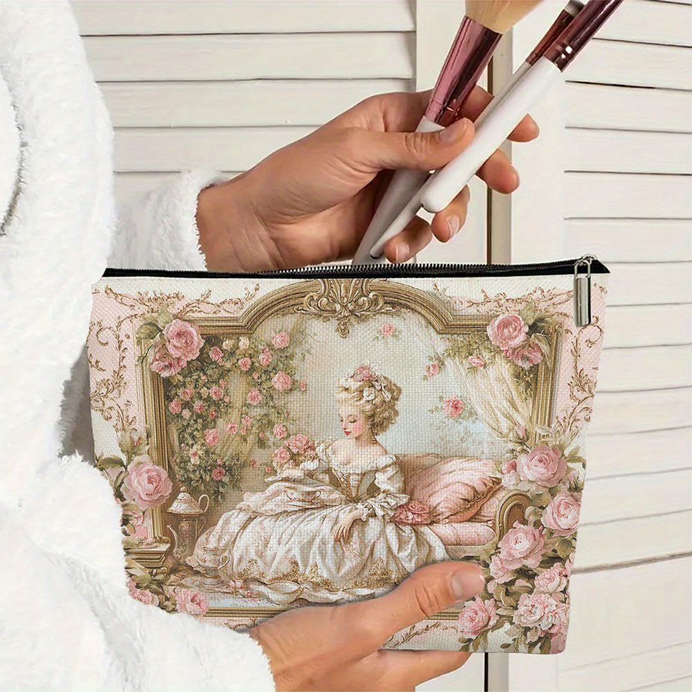 กระเป๋าแต่งหน้าลายดอกไม้โรโคโค - Women Accessories Box บทวิจารณ์และราคา