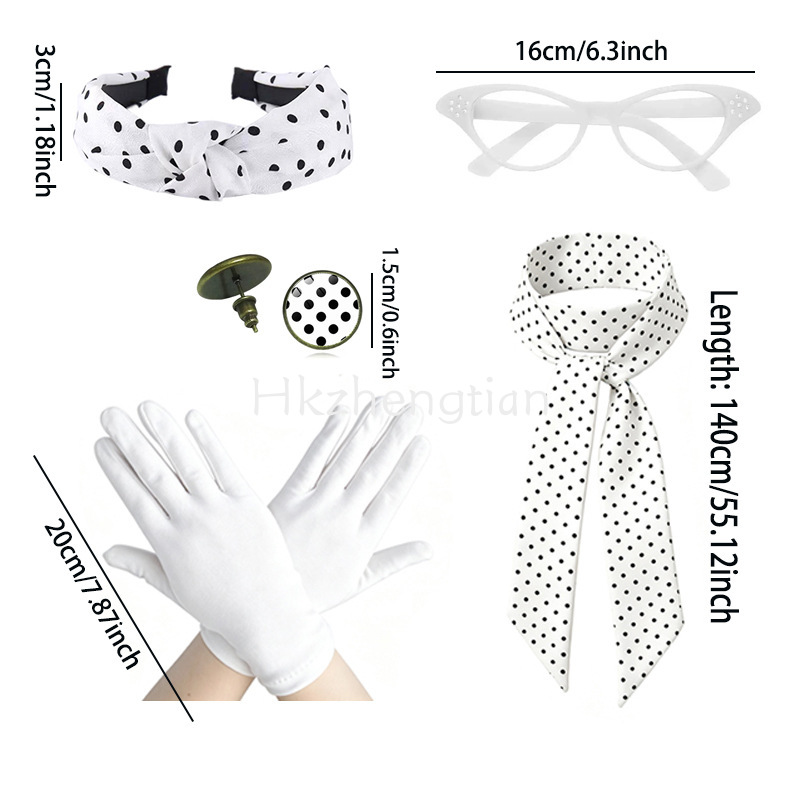 ชุดเครื่องประดับลายจุดสไตล์เรโ - Women'S Accessories In The 1950S บทวิจารณ์และราคา