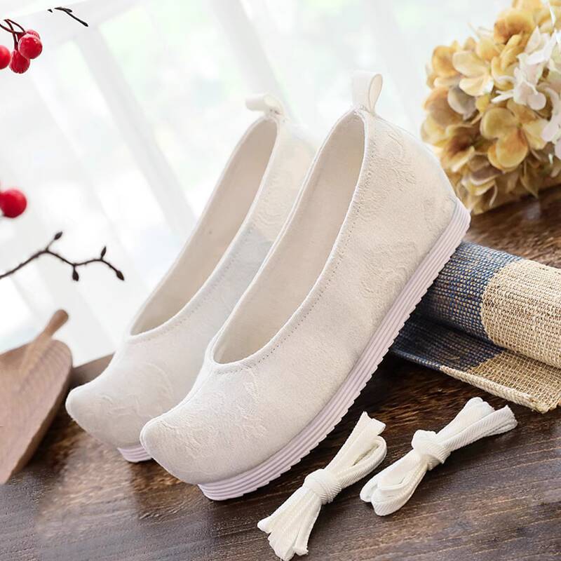 รองเท้าฮันฝูสีพื้นสไตล์โบราณ เ - Women'S Accessories For Shoes บทวิจารณ์และราคา